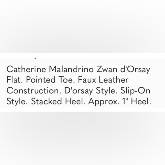 Catherine Malandrino Black Loafers - Picture 3 of 11
